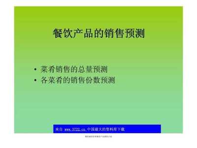 餐饮产品销售计划 从策略设计到落地执行的系统化课件